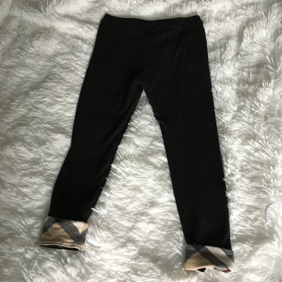 Burberry Other - Kids BURBERRY Check Cuff leggings size 6 (fits like size 4-5)